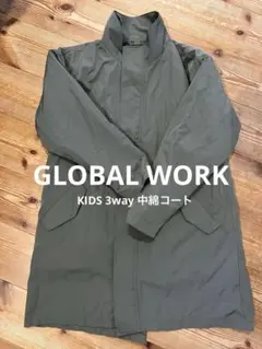 GLOBAL WORK 3way KIDS スタンドカラーコート