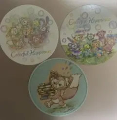 ディズニーシー　ダッフィーフレンズ　コースター　リーナベル　カラフルハピネス