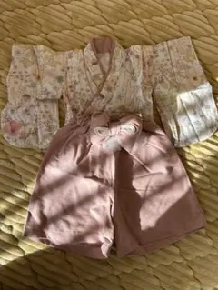 ベビー 花柄 着物スタイル セット