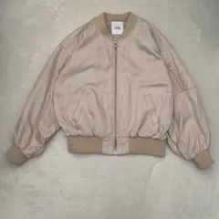 GYDA ジェイダ MA-1 ブルゾン 中綿ジャケット ベージュ FREE