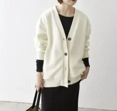 SHIPS any: ナッピング ボア Vネック カーディガン ジャケット