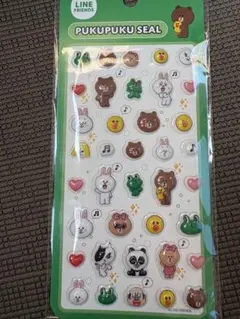 【国内正規品】ラインフレンズ　LINE FRIENDSぷくぷく シール