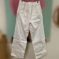 ⚫︎sirone⚫︎コットンワイドパンツ白