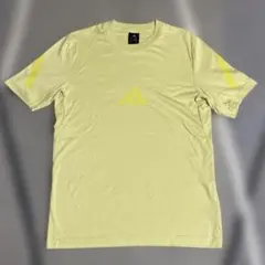 【adidas Z.N.E.】アディダス メンズ ロゴTシャツ イエロー Lのサムネイル