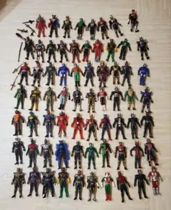 仮面ライダー 17cm フィギュア 68体セット