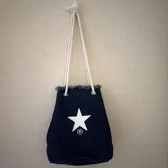 コンバーストウキョウ　巾着バッグ　デニム生地