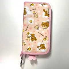 リラックマ　マルチケース　パスポートケース　ファイル　カラビナ付き 【匿名配送】