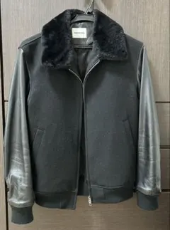 【monkey time】アウタージャケット　羊革　ブラック