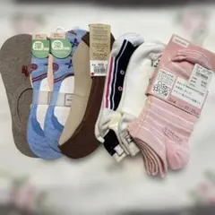 オーガニックコットン その他ソックス 8足セット 23-25cm