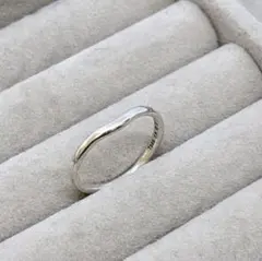 Tiffany&Co ティファニー カーブドバンド リング SV925 8.5号 - メルカリ