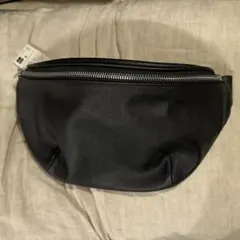 GU リアルレザーボディバック　09 ブラック