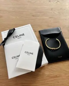 CELINE トリオンフ ブレスレット ゴールド【美品】のサムネイル
