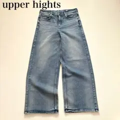 美品 アッパーハイツ ワイドレッグデニム パンツ THE ROBIN 23