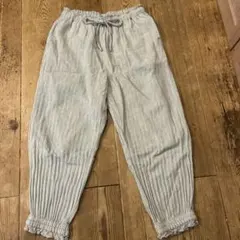 サマンサモスモス⭐️フリル裾 カジュアルパンツ Fサイズ