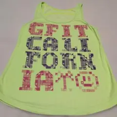GFIT CALIFORNIA タンクトップ 蛍光イエローのサムネイル