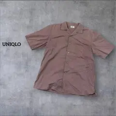 UNIQLO ユニクロ　オープンカラーシャツ　M 半袖