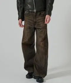 NVRFRGT 3DTWISTED WIDE LEG JEANS 2