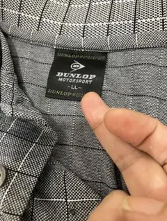 DUNLOP MOTORSPORT ポロシャツ グレー LL一度着用。