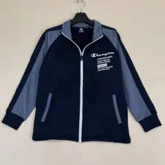 Champion ジャージ 上着 150サイズ キッズ ネイビー/ブルー