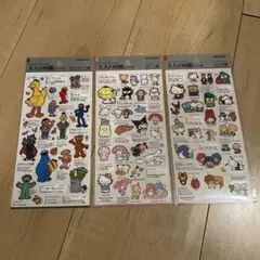 セサミストリート・サンリオ 大人の図鑑シール