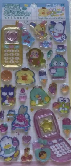 m*y様 平成ハッピーフォンシール　サンリオキャラクターズ　正規品