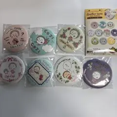 モクロー ポケモン 切り絵 アクキー 和紙缶バッジ ガラスヘアゴム 畳