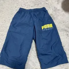 PUMA ネイビー メッシュ ハーフパンツ