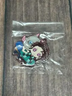 鬼滅の刃 ラバーマスコット キャラばんちょうこう 漆ノ型 竈門炭治郎&嘴平伊之助