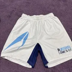 トレーニングショーツ ホワイト/ネイビー