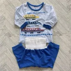 電車デザイン パジャマ 90cm