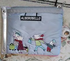 ALBEROBELLO 　ポーチ グレー/ピンクのサムネイル