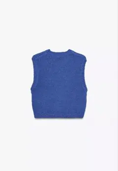 ZARA クロップド丈　ニットトップス