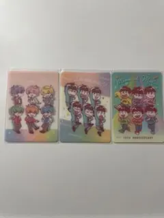 おそ松さん 100均 クリアカード 10th Anniversary