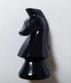 チェス ナイト オブジェ ブラック