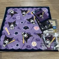 タイトーくじ 侍ジャパン × サンリオキャラクター ハンドタオル　クロミちゃん