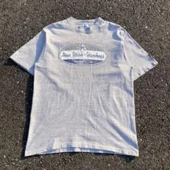 90s NYヤンキース オーバルロゴTシャツ STARTER USA製 グレーのサムネイル