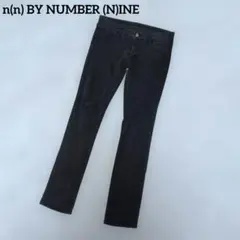 aaa様専用　n(n) BY NUMBER (N)INE ブラックデニムのサムネイル