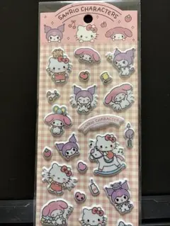 サンリオ キティ クロミ マイメロ ぷっくりシール