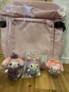 a*5様 【値下げしました！】マイメロディ　エンジェルトラベルリュック　マスコッ