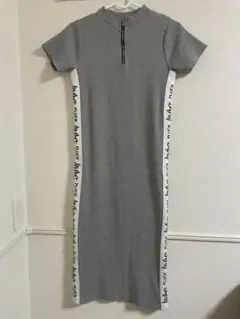 ANAP ミニワンピース グレー Fサイズ 半袖