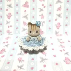 シルバニア ハンドメイド ローズ＆ベージュ493 赤ちゃんドレス - メルカリ