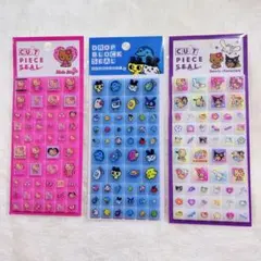 【新品・未開封】正規品　タイルシール　たまごっち・サンリオ　3枚セット