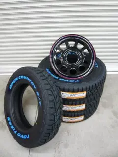 ◇新品ホワイトレター165/65R15+中古再塗装スチールセット ハスラー 