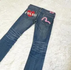 希少✨エヴィスドンナ　ハート デニム ✨ピンクカモメ