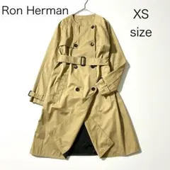RON HERMAN ベージュ トレンチコート xs ロンハーマン トレンチコート xs - メルカリ