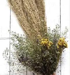 ドライフラワー　長い花材入5種　119本　リース　スワッグ　ブーケ　ガーランド