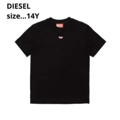 DIESEL Kids & Junior ワンポイントブランドロゴ半袖Tシャツ