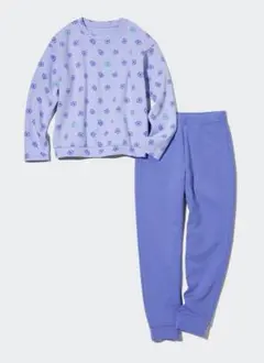 新品 UNIQLOユニクロ エアリズムウルトラストレッチセット 130 パープル