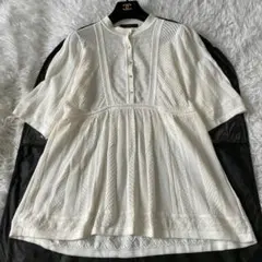新品 DAMA collection レース切替 プリーツチュニック - メルカリ