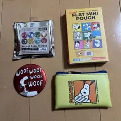 新品　PEANUTS シークレットポーチ　缶ミラー